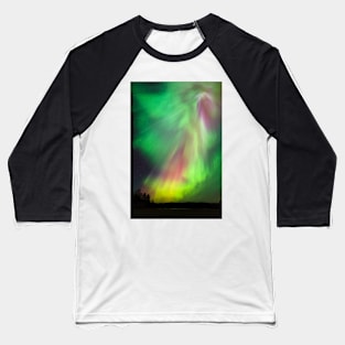 Big beautiful multicolored northern lights Baseball T-Shirt